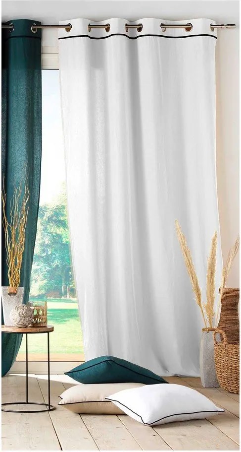 Tenda bianca 135x240 cm Linette - douceur d'intérieur