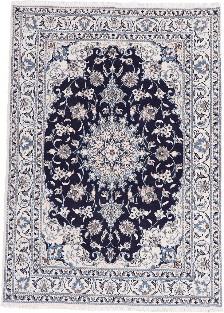 Nain Tappeto persiano 150x200 (Iran) Annodato A Mano