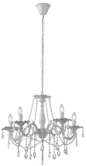 Lampadario a sospensione con catena 5xE14/15W/230V