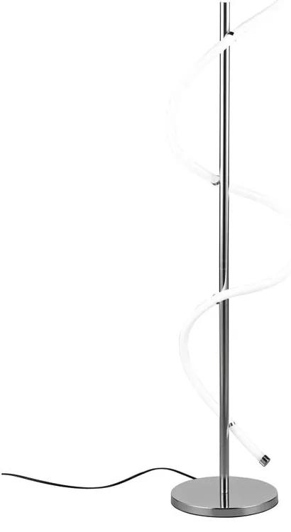 Lampada da terra a LED in argento lucido (altezza 135 cm) Argos - Trio