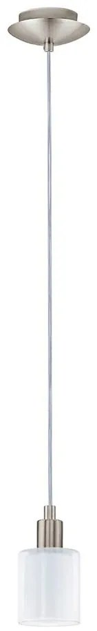 Eglo - Lampadario LED a sospensione con filo MY CHOICE 1xE14/4W/230V  cromo/bianco