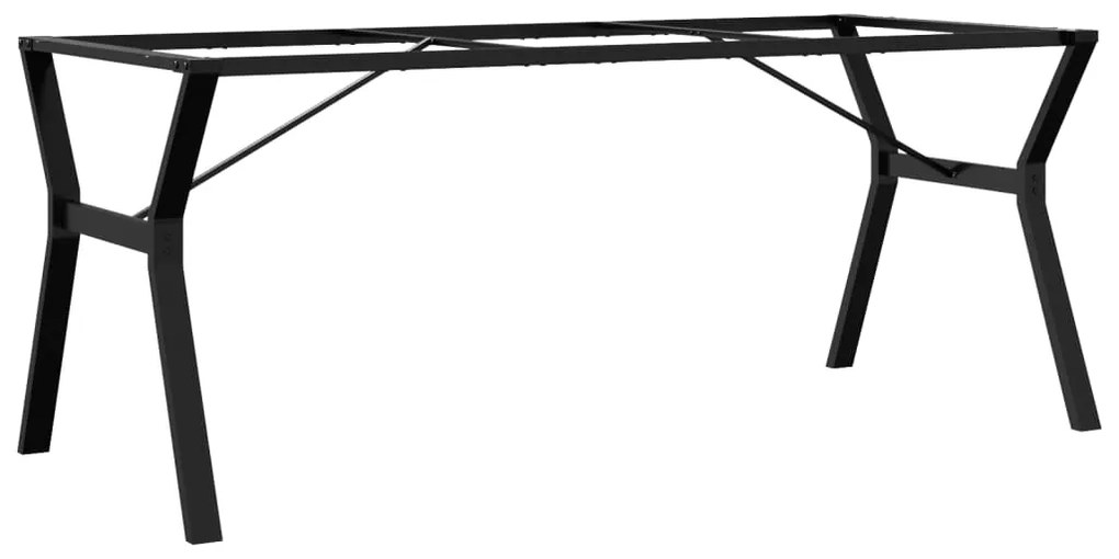 Telaio gambe a y per tavolo da pranzo 180x80x73 cm in ghisa