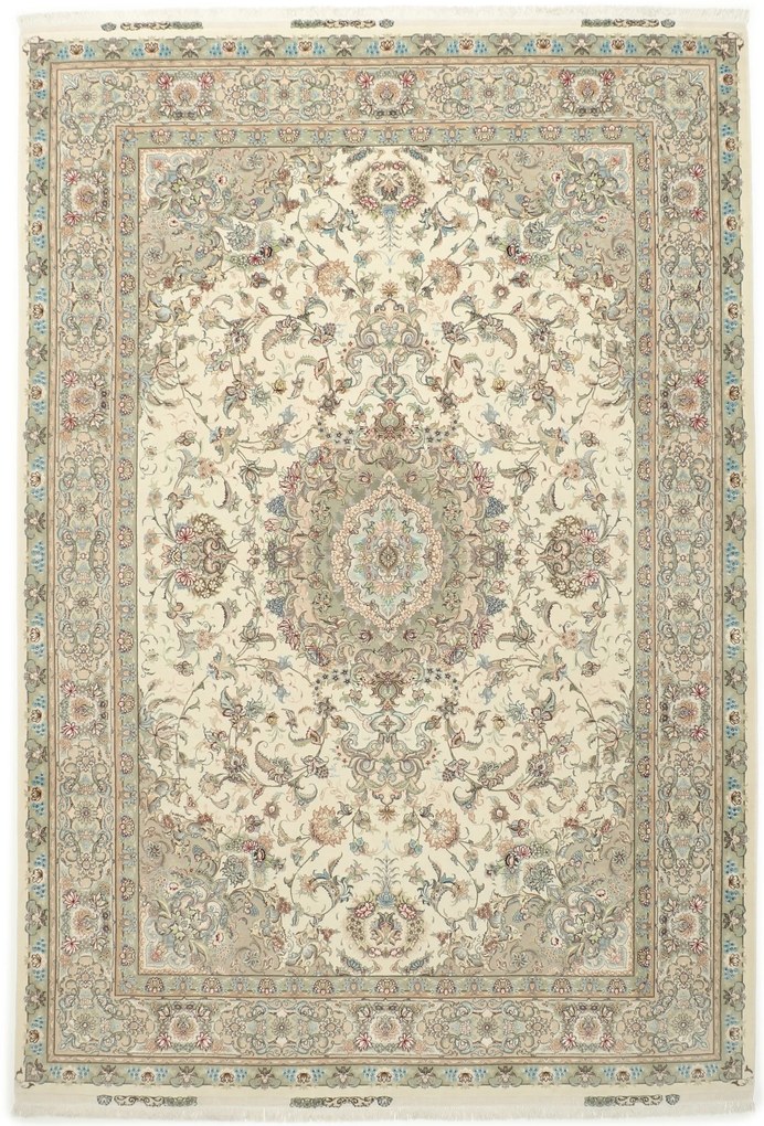 Tabriz Tappeto 250x350 (Iran) Annodato A Mano