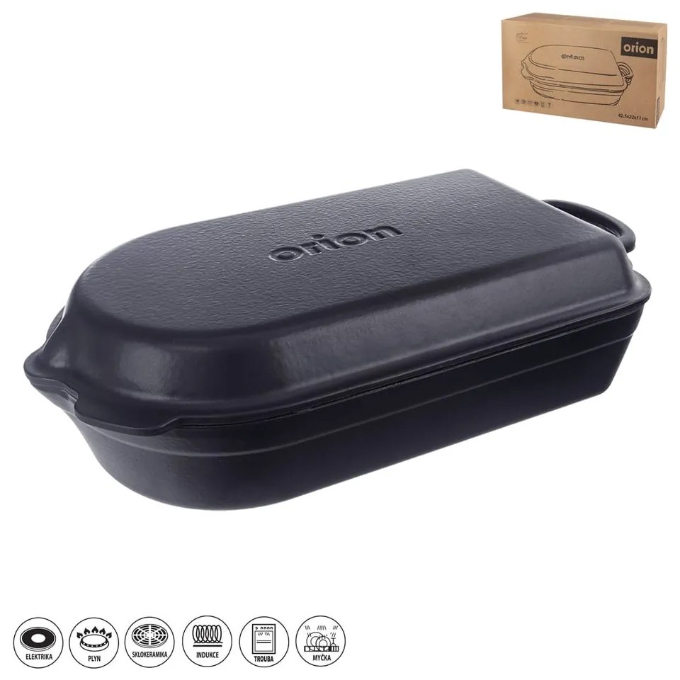 Teglia in ghisa 22x42,5 cm LITINA SMALT - Orion