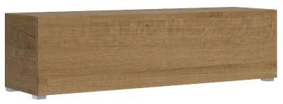 Base TV ribalta con passacavi e piedini Isoka 153 cm Quercia Natura