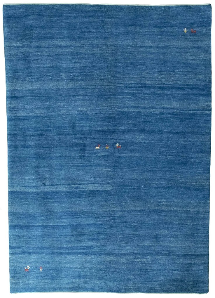 Gabbeh Tappeto 240 x 170 Blu (Iran) Annodato A Mano