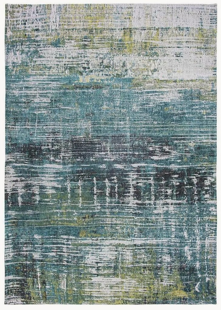 Tappeto jacquard lavabile da interno-esterno Streaks