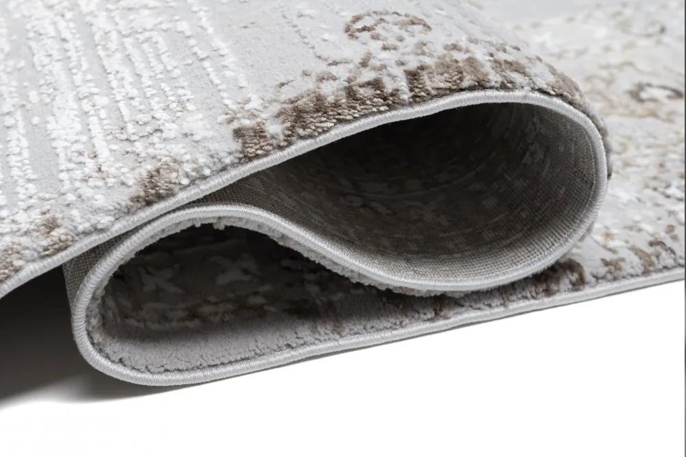 Tappeto di design vintage bianco-grigio chiaro con motivi Larghezza: 120 cm | Lunghezza: 170 cm
