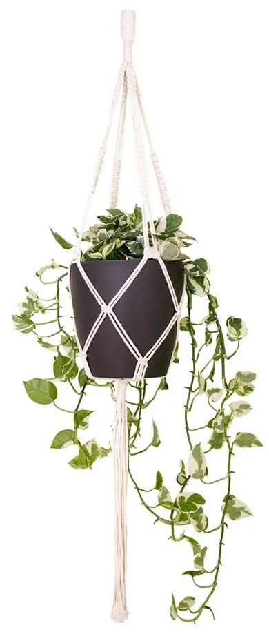 Gancio in stoffa per vaso ø 13 cm (altezza 100 cm) Macramé - Artevasi