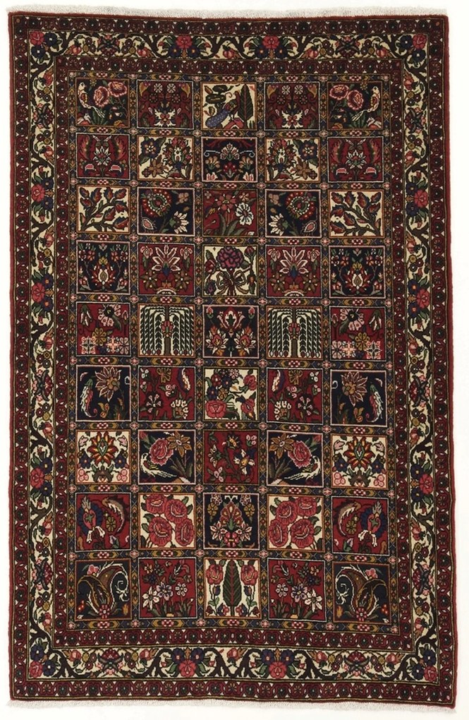 Bakhtiar Tappeto 100 x 150 (Iran) Annodato A Mano