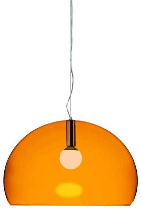 Big Fl/y Lampada a Sospensione Arancione - Kartell