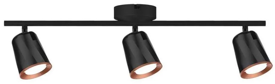 Luce Spot a LED 3xLED/5W/230V 3000K nero