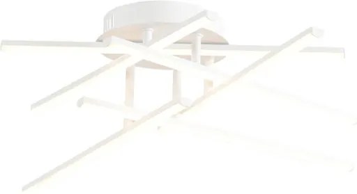 Plafoniera LED MIKADO bianco IP20 cct da bianco caldo al bianco neutro