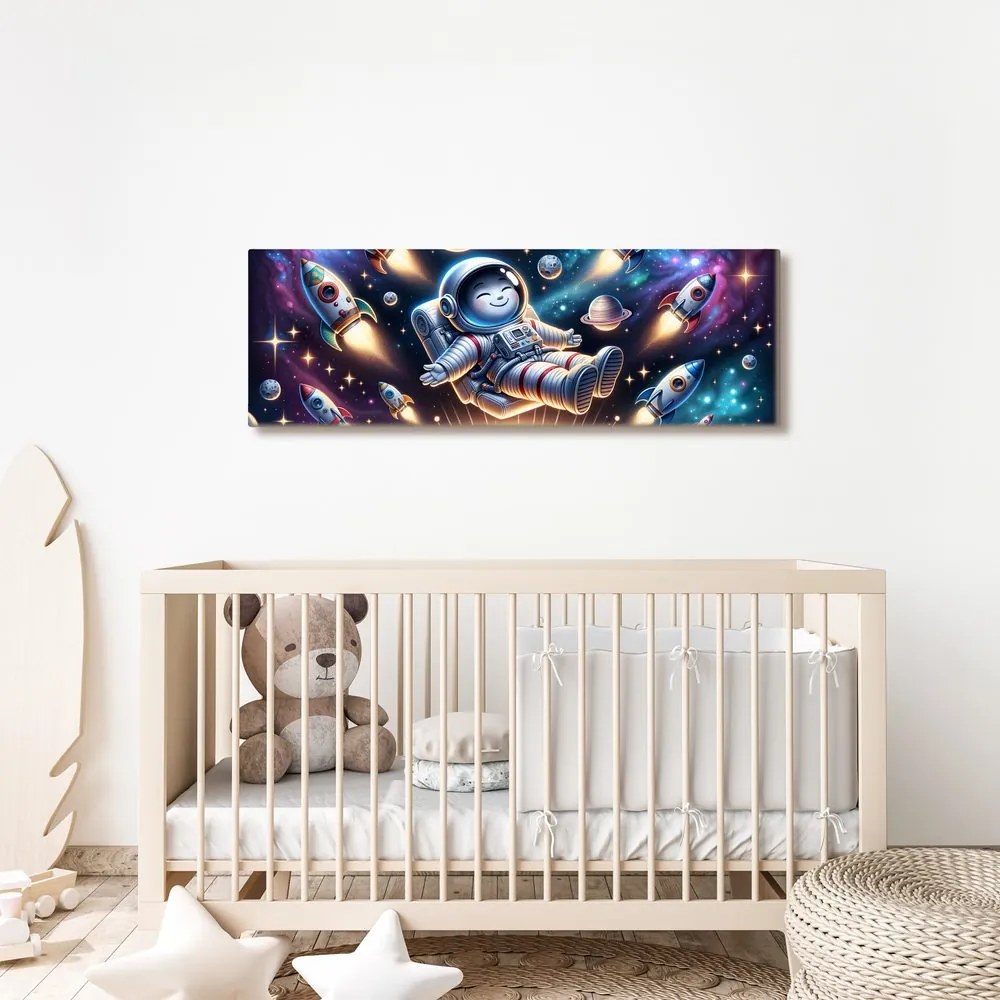 Quadro su tela – Galassia vista con gli occhi di un bambino