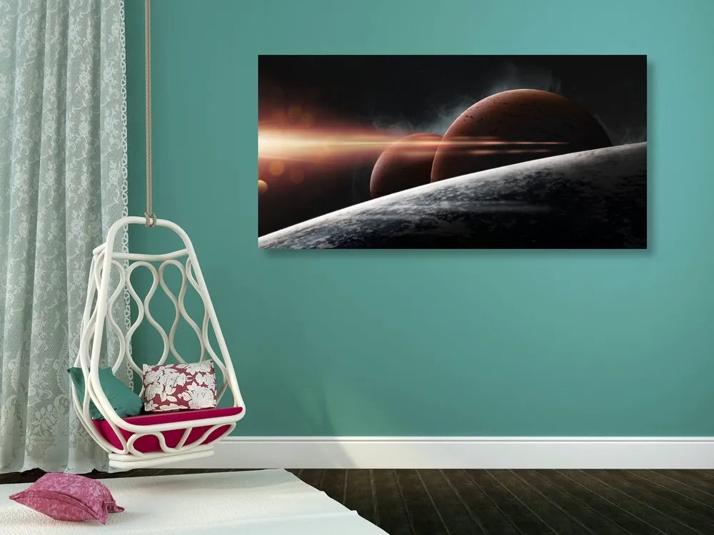 Quadro su tela – Pianeti nella galassia