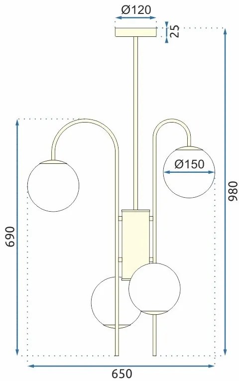 Lampada APP1003-6CP