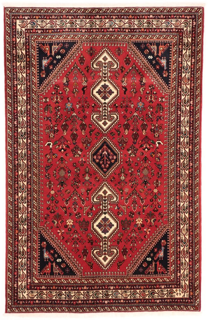 Nasrabad Tappeto 140 x 220 (Iran) Annodato A Mano