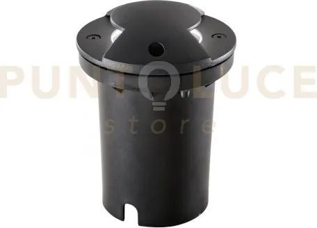 Faro carrabile a incasso hummer antracite 1 luce attacco gu10 2 fas...