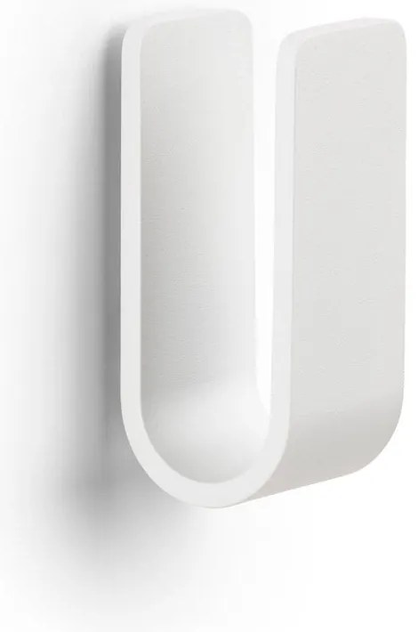 Gancio da parete bianco in metallo Ume – Zone