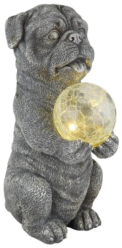 Globo - Decorazione solare LED/0,02W/3V IP44 cane