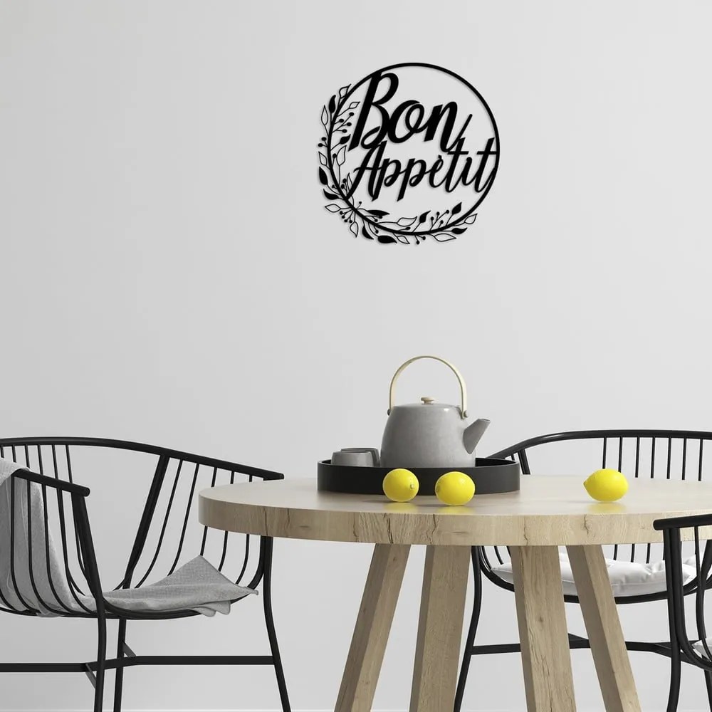 Decorazione murale in metallo Bon Appetit - Wallity