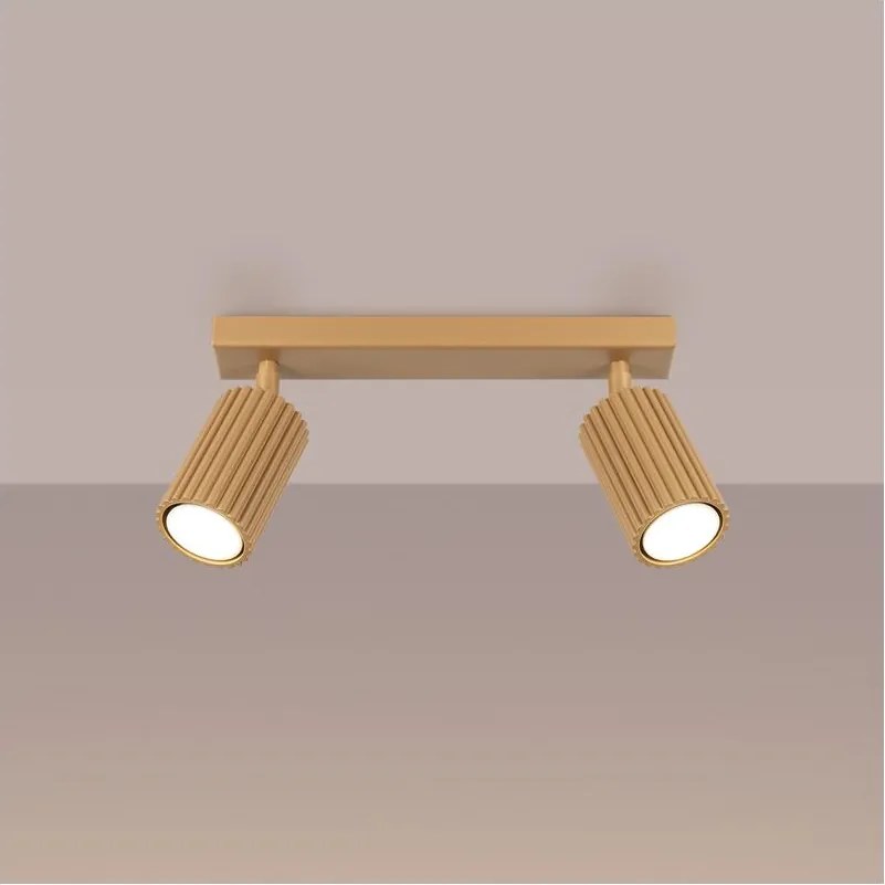 Brilagi - Faretto LED CRESTO 2x GU10/10W/230V oro