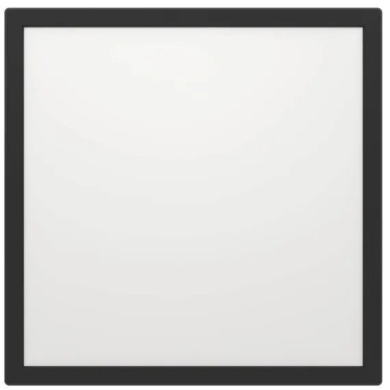 Eglo 901443 -Plafoniera LED da esterno ROVITO 17,6W/230V 39x39 cm IP44 nero