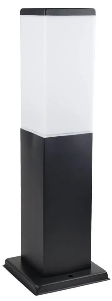 Paletto da Giardino 40cm in acciaio inox NERO IK06 IP54 base E27