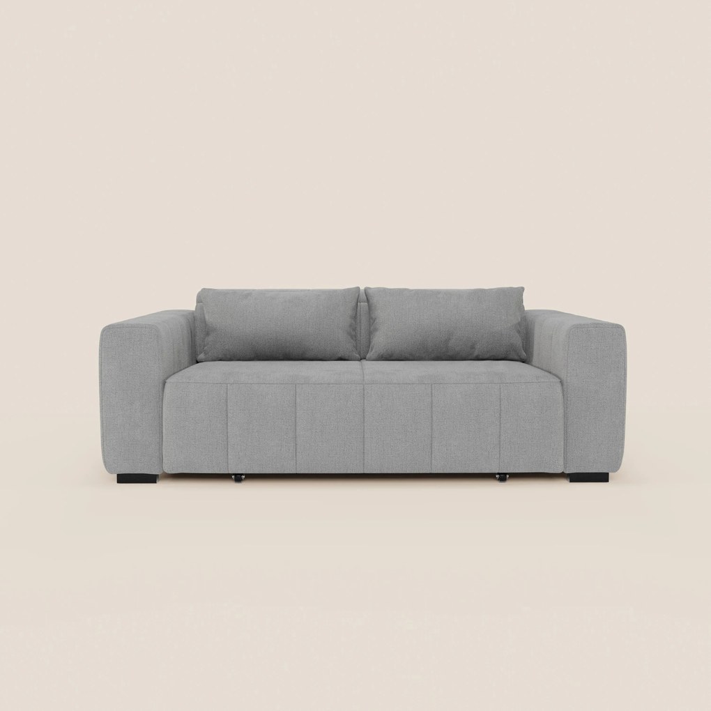 Doric divano 3 posti con sedute allungabili tramite relax elettrico - poggiatesta reclinabile in tessuto smacchiabile T23