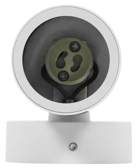 Applique Cilindrica Monodirezionale IP65 GU10 Bianca Colore Bianco