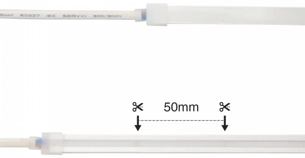 Neon Flex LED 10x10 10W/m, 10m, IP67, 24Vdc, CRI 85, B. Freddo - LUMILEDS Colore Bianco Freddo 6.000K