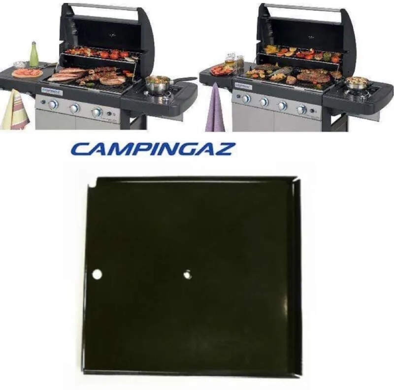 2186 piastra in acciaio smaltato barbecue campingaz series 3 4 smaltata 45x39 cm