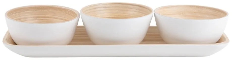 Set da portata in bambù bianco Puro - PT LIVING