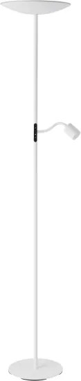 Eglo 901978 - Lampada da terra dimmerabile CONIVARINO LED/26,5W/230V +LED/4W, bianca