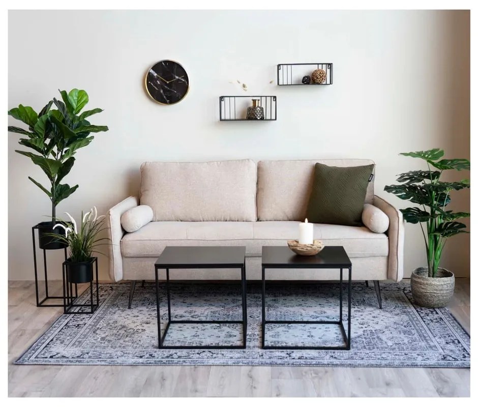 Tavolino nero , 45 x 45 cm Vita - House Nordic