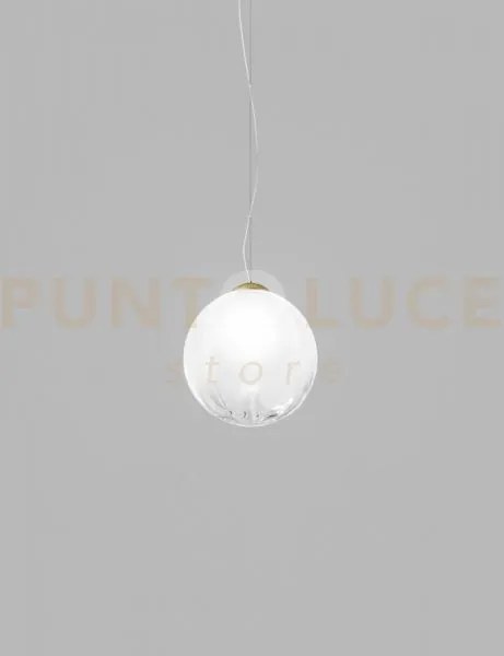 Puppet ring sospensione g bianco sfumato oro satinato 1 luce attacc...