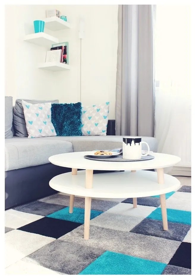 Tavolino bianco UFO, Ø 70 cm Ufo - Ragaba