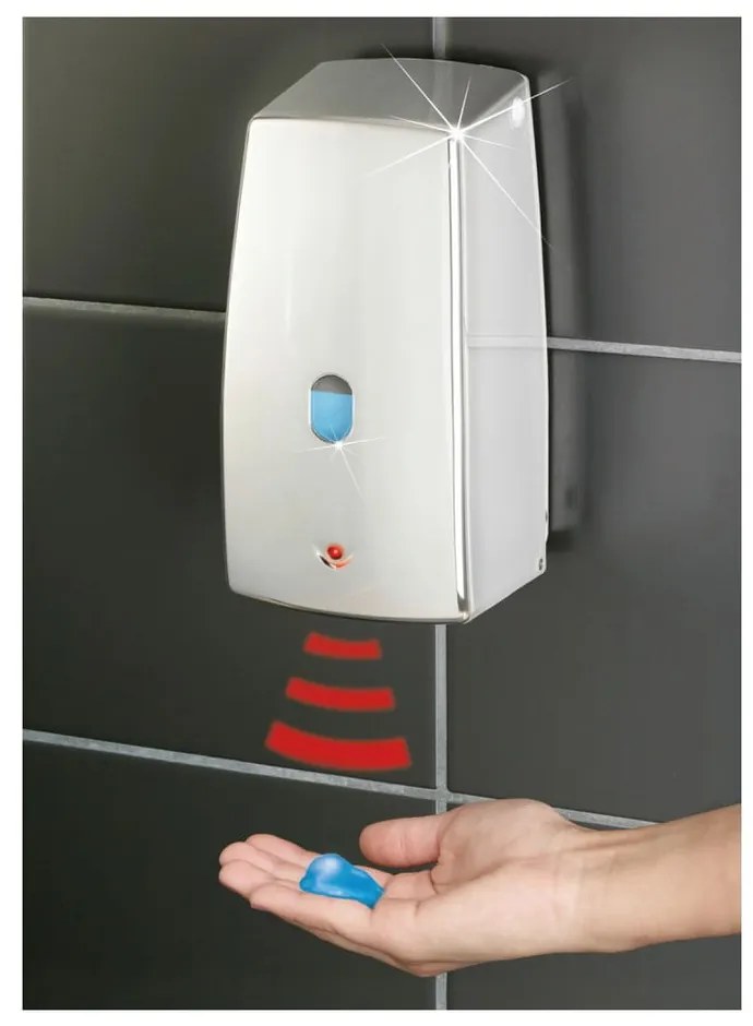 Dosatore di sapone liquido per luce infrarossa in cromo Treviso - Wenko