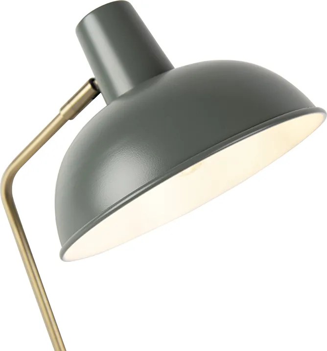 Lampada da tavolo smart verde con bronzo incl. WiFi P45 - Milou