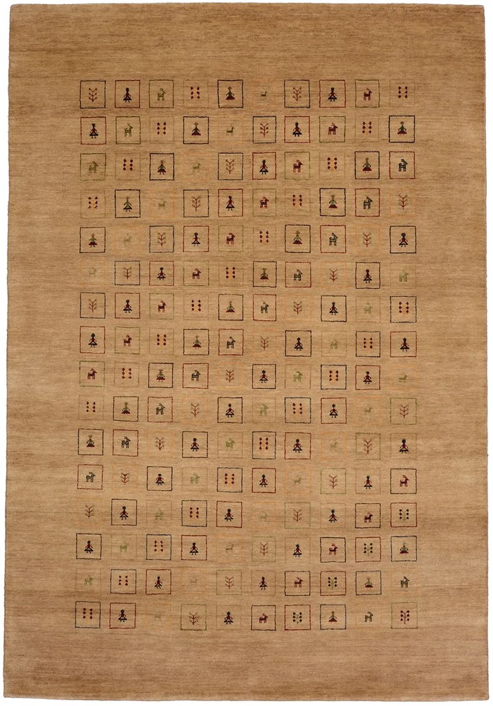 Loribaft Tappeto orientale 170x240 Beige (Indian) Annodato A Mano