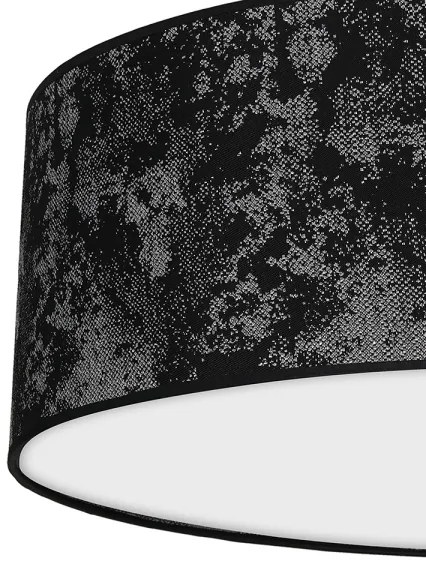 Plafoniera SATINO 3xE27/60W/230V nera/grigia