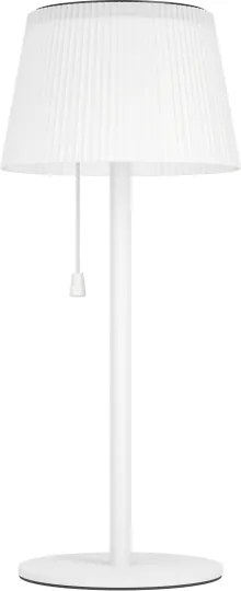 Eglo 901901 - Lampada da tavolo solare LED SCORDIANO LED/2,3W/3,7V 1800mAh IP44 bianca