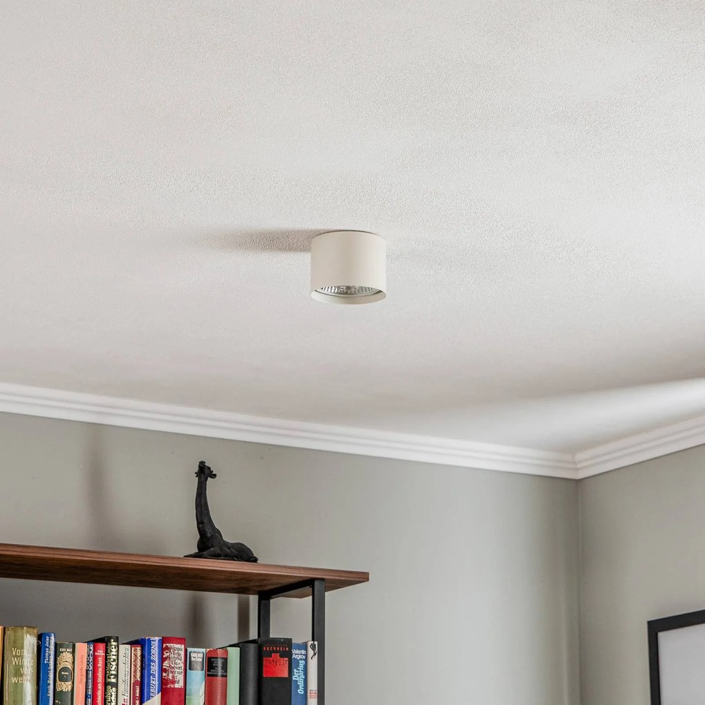 Argon Faretto da soffitto Chloe fisso, beige