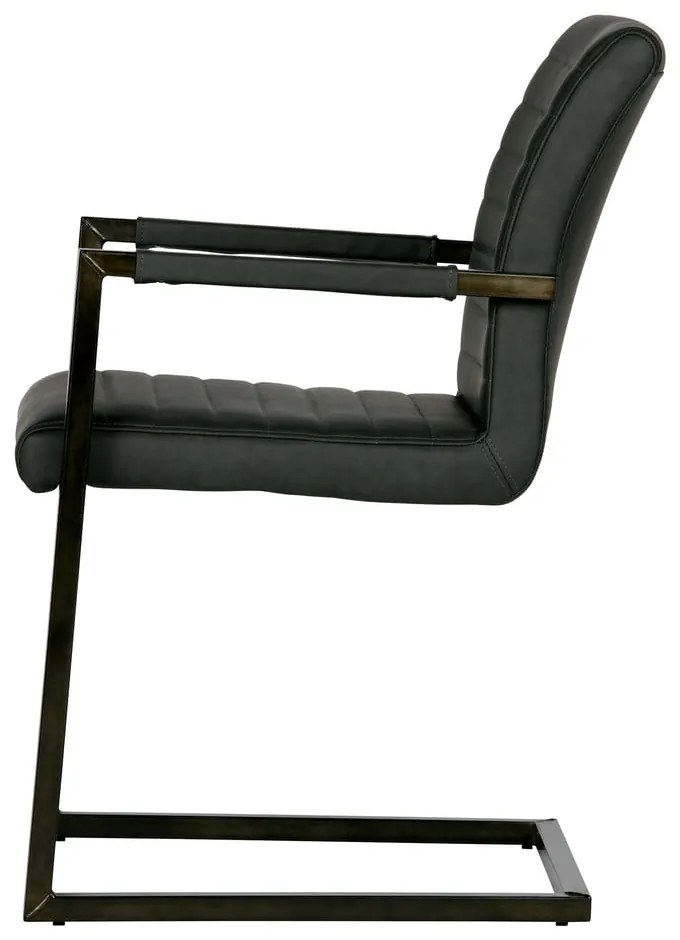 Sedia da pranzo nera Bas - WOOOD