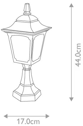 Elstead - Lampada da esterno CHAPEL 1xE27/100W/230V IP44