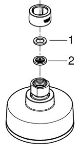GROHE 26366001 - RAINSHOWER 210 mm soffione doccia, cromo lucido