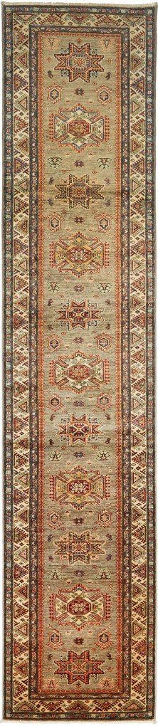 Kazak Tappeto orientale 90x410 (Pakistan) Annodato A Mano