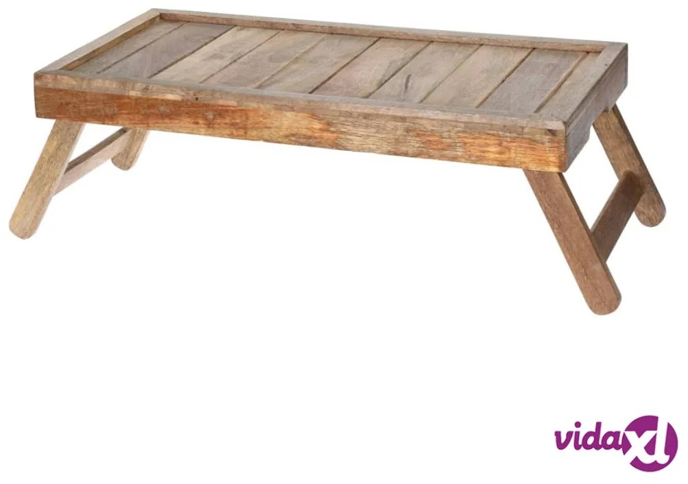 H&S Collection Vassoio da Letto con Gambe Pieghevoli