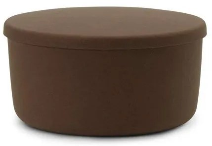 Hide Storage Pouf Large Brown - Normann Copenhagen