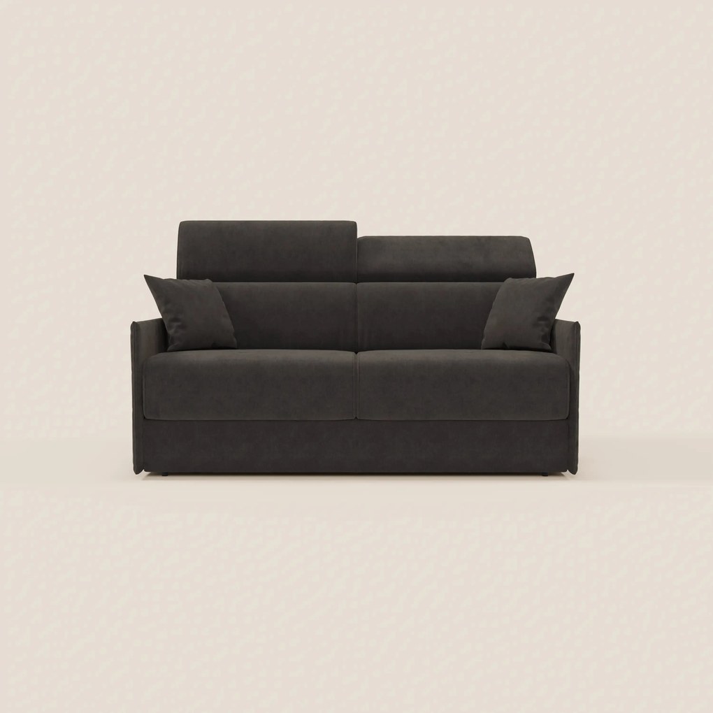 Miryam Divano letto con poggiatesta reclinabili e comfort maxi - design compatto in morbido tessuto smacchiabile T31